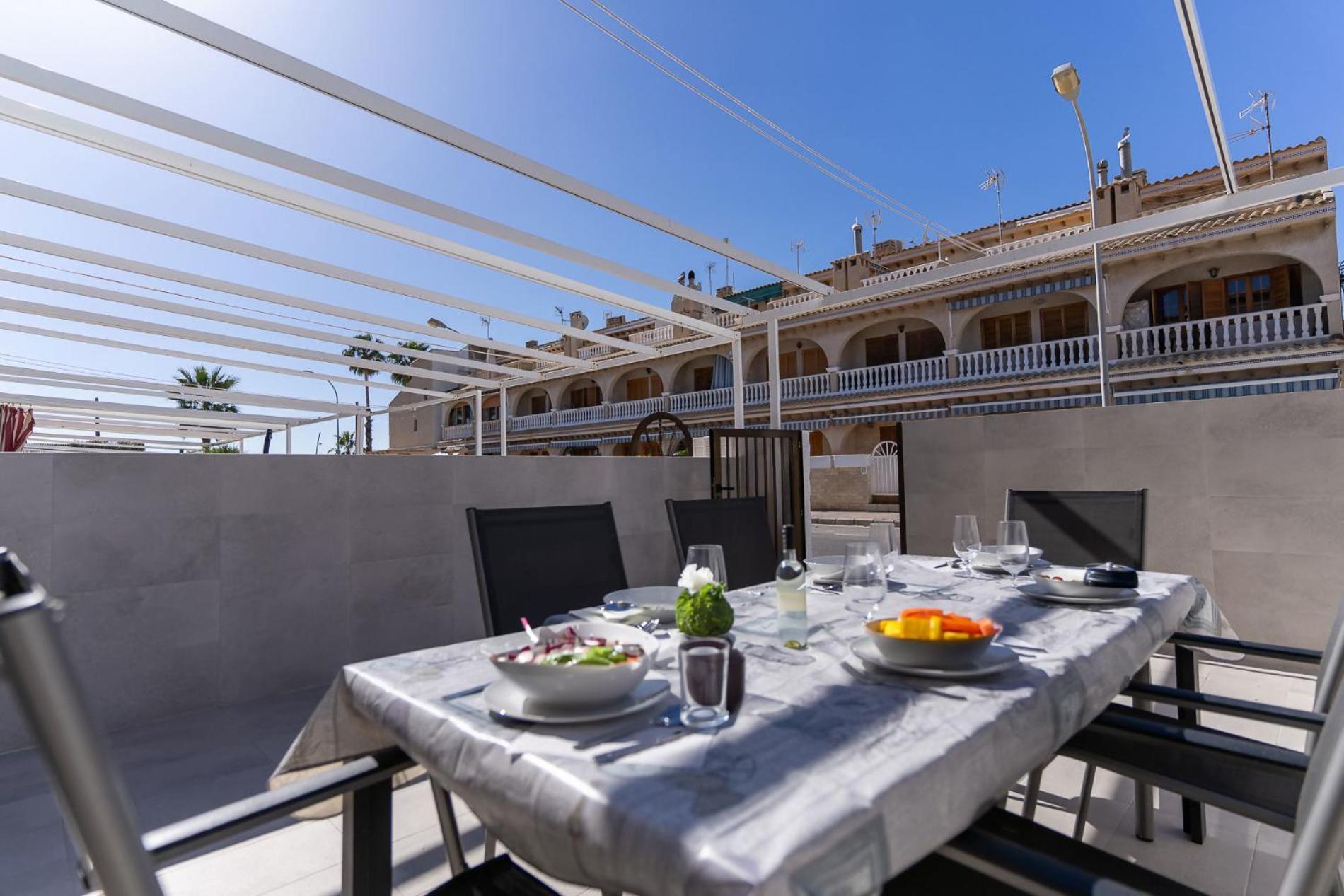 Villa Rentafive Gran Casa Reformada Terraza à Santa Pola Extérieur photo